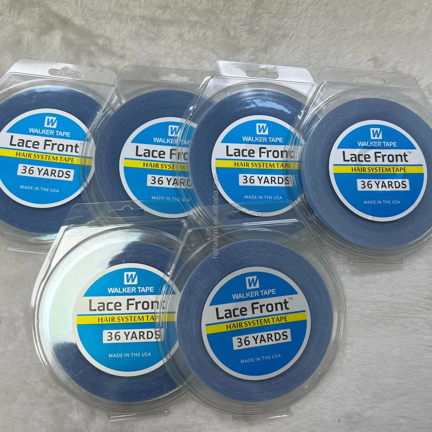 

10pcs Hair Tape 3 * 0.8 Size 36 * 0.8 Size Blue