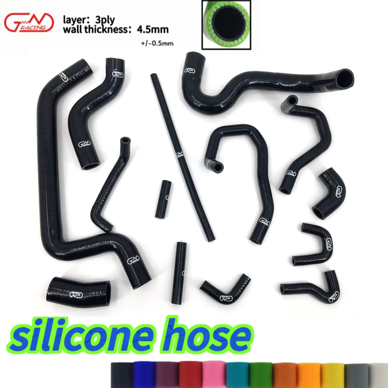 خرطوم السيليكون 1989 إلى 1992 فورد رينجر لمحرك أمريكا الشمالية 2.3L 4 سلندر #4