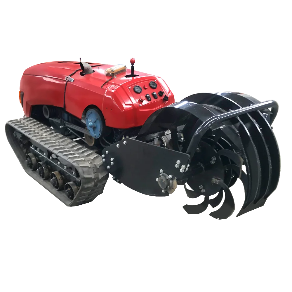 2025Tiller rotativo per trattore cingolato telecomandato multifunzionale