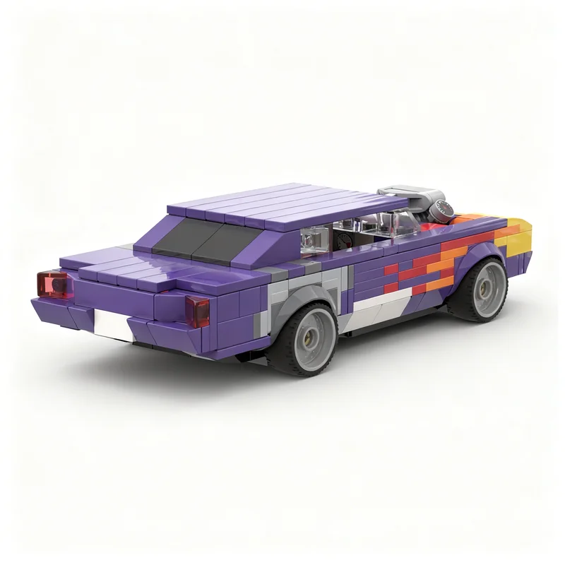 351pcs MOC Cars Dodge Dart Custom Model Building Blocks Construction DIY Creative Idea Education Brick festival Gifts Toys