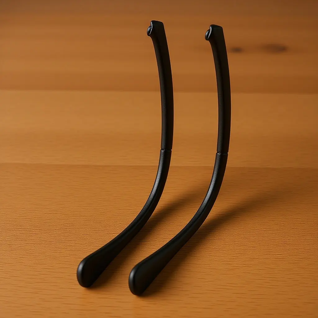 

Сменные дужки для очков из TR90, эргономичный дизайн, снижают давление на уши, универсальные, черные, для ремонта очков