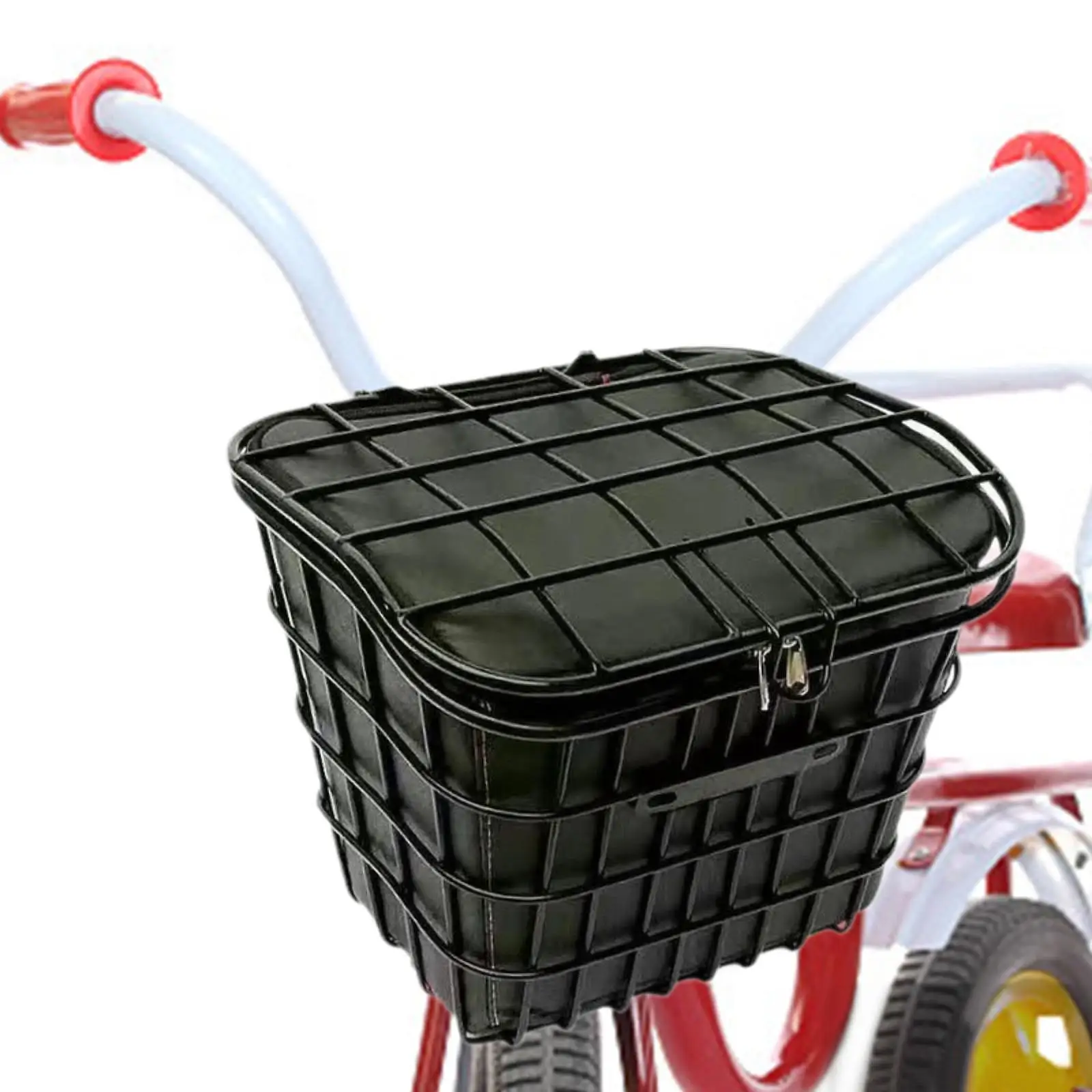 Bike Basket Cycling Basket Bicycle Accessories Pannier Rack Portable Bike Rear Rack Easy to Install Bicycle Storage Basket