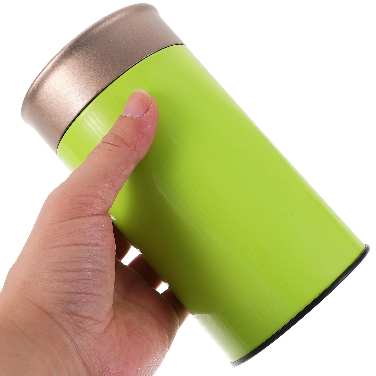 

Sealed Iron Box Cream Tea Coffee Sugar Canisters Tin Storage Jars Loose Tinplate Airtight Stainless Steel