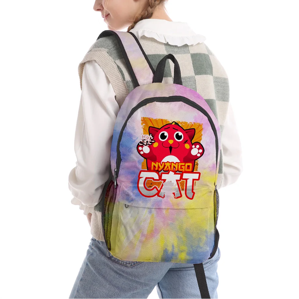 

Nyango Star Harajuku New Backpack Unisex Adult Kids Backpack Casual Daypack Bags Boy School Cute Anime Bags