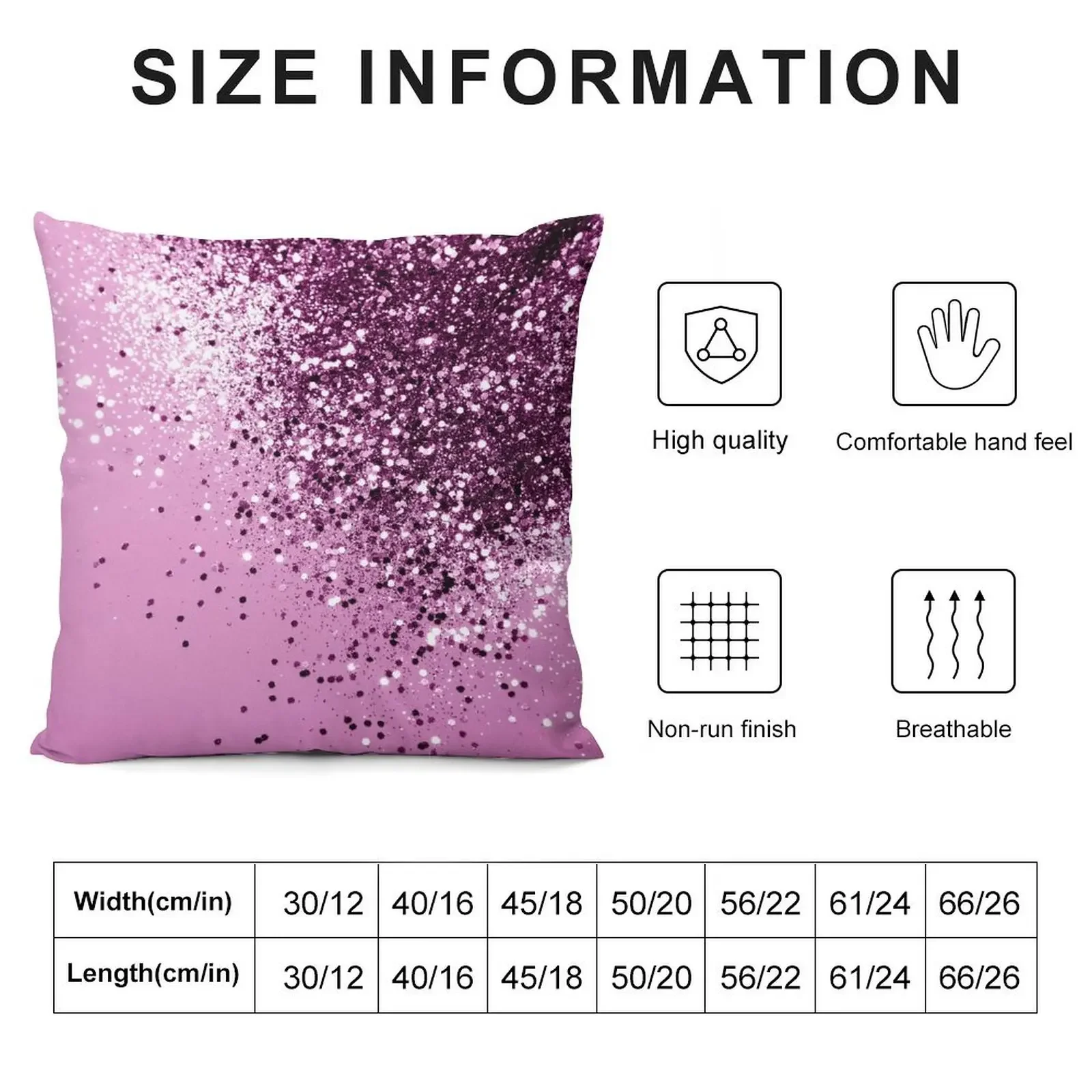 Sparkling Pink Lady Glitter #1 (Faux Glitter) #shiny #decor #art Throw Pillow Decorative Sofa Cushion autumn decoration pillow