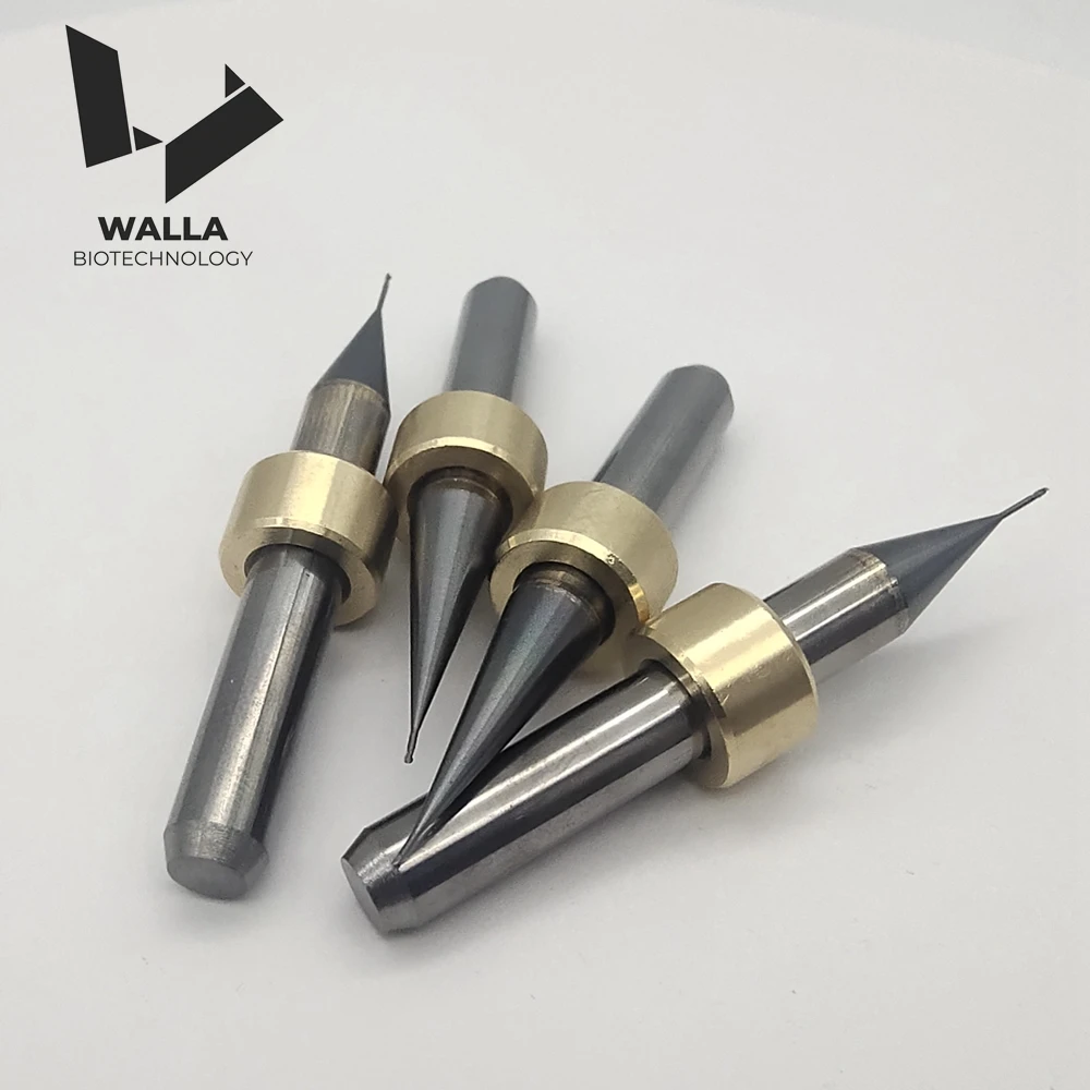 6mm Diamond-Coated Zirconia End Mill Burs 0.3 0.6 1.0 2.5mm T13 T14 T15 T33 Cutting Tools For Imes Icore Milling Machine