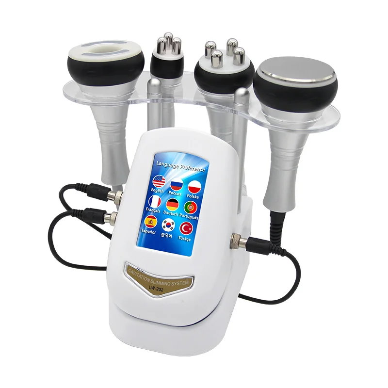 40K Cavitation Lipo Vacuum Body Shape 4 In 1 Ultrasonic Liposuction Cavitation Machine Spa Body Shape Weight Loss Skin Lifting