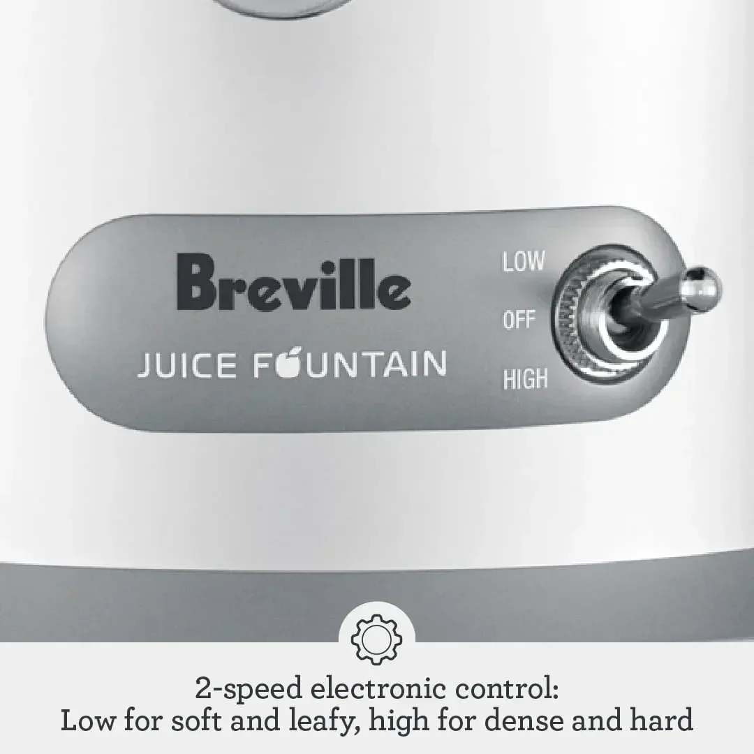 Breville-The Juice Fountain Centrifuge Ju479, Guitare 98XL, Acier Inoxydable Brossé