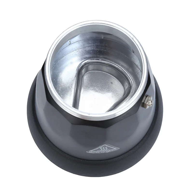 ماكينة القهوة الكهربائية، وعاء موكا من الألومنيوم، وعاء إسبرسو، صمام واحد مركز، قهوة مخمرة يدويًا