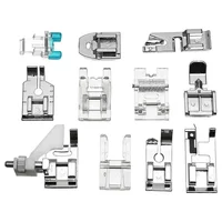 11Pcs Snap-On Presser Feet Kit for Low Shank Sewing Machines - Universal Sewing Machine Accessories Set for Home & DIY Use