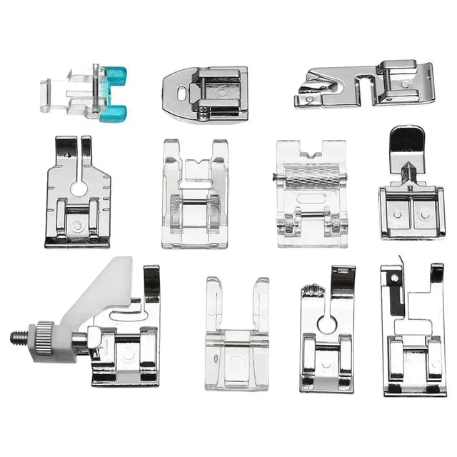 11Pcs Snap-On Presser Feet Kit for Low Shank Sewing Machines - Universal Sewing Machine Accessories Set for Home & DIY Use 11Pcs Snap-On Presser Feet Kit for Low Shank Sewing Machines - Universal Sewing Machine Accessories Set for Home & DIY Use