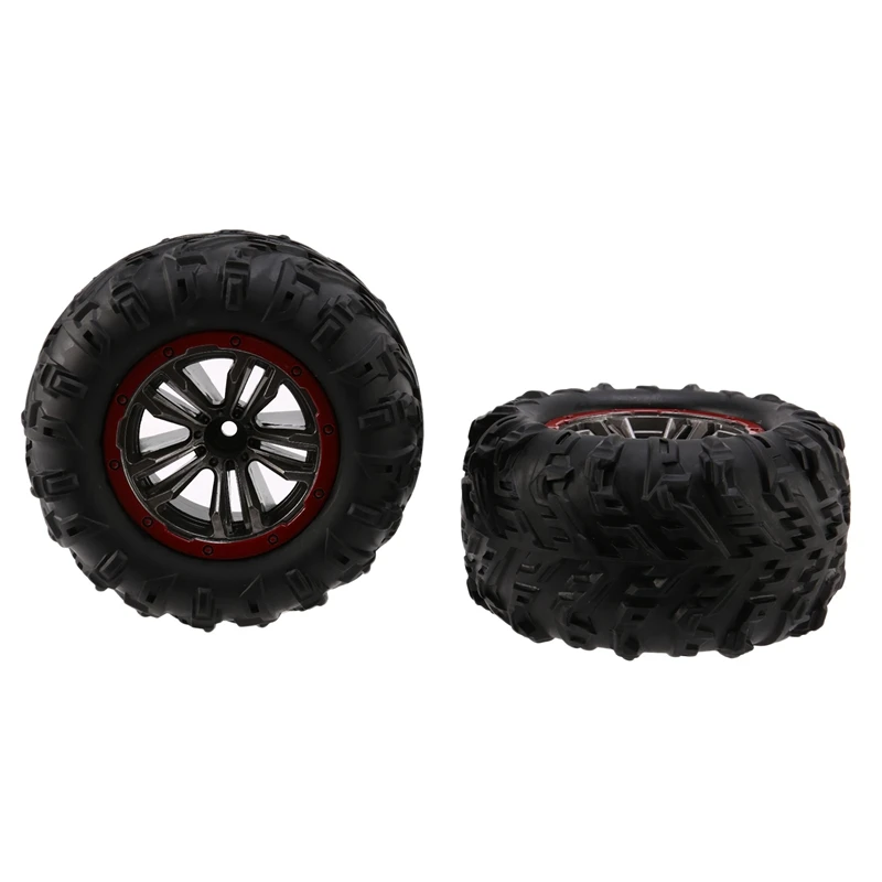 For 1/10 9125 RC Trucks Car Tires Wheels 25-ZJ02 For Hosim High Speed 9125 RC Cars S920 RC Trucks (2 PCS)