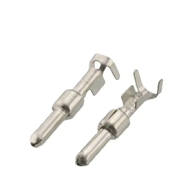 50PCS 2.8 series current inserting spring pin high power wiring copper terminal round head dj21q-2.8b