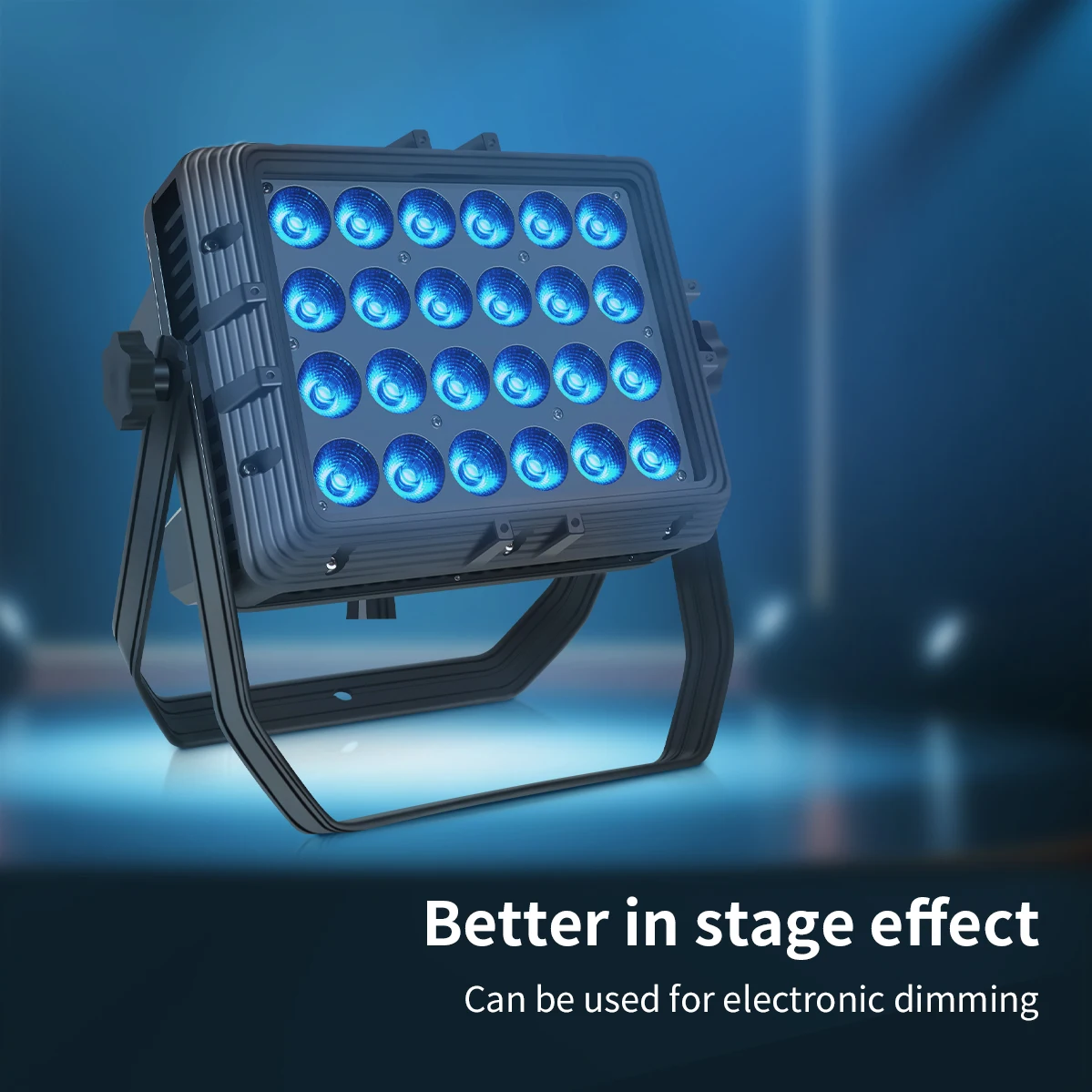 24x12W RGBW/24x18W RGBWA UV 6 in 1 LED Square Par Light Outdoor Waterproof Stage Light DMX Control DJ Disco Equipment Lighting