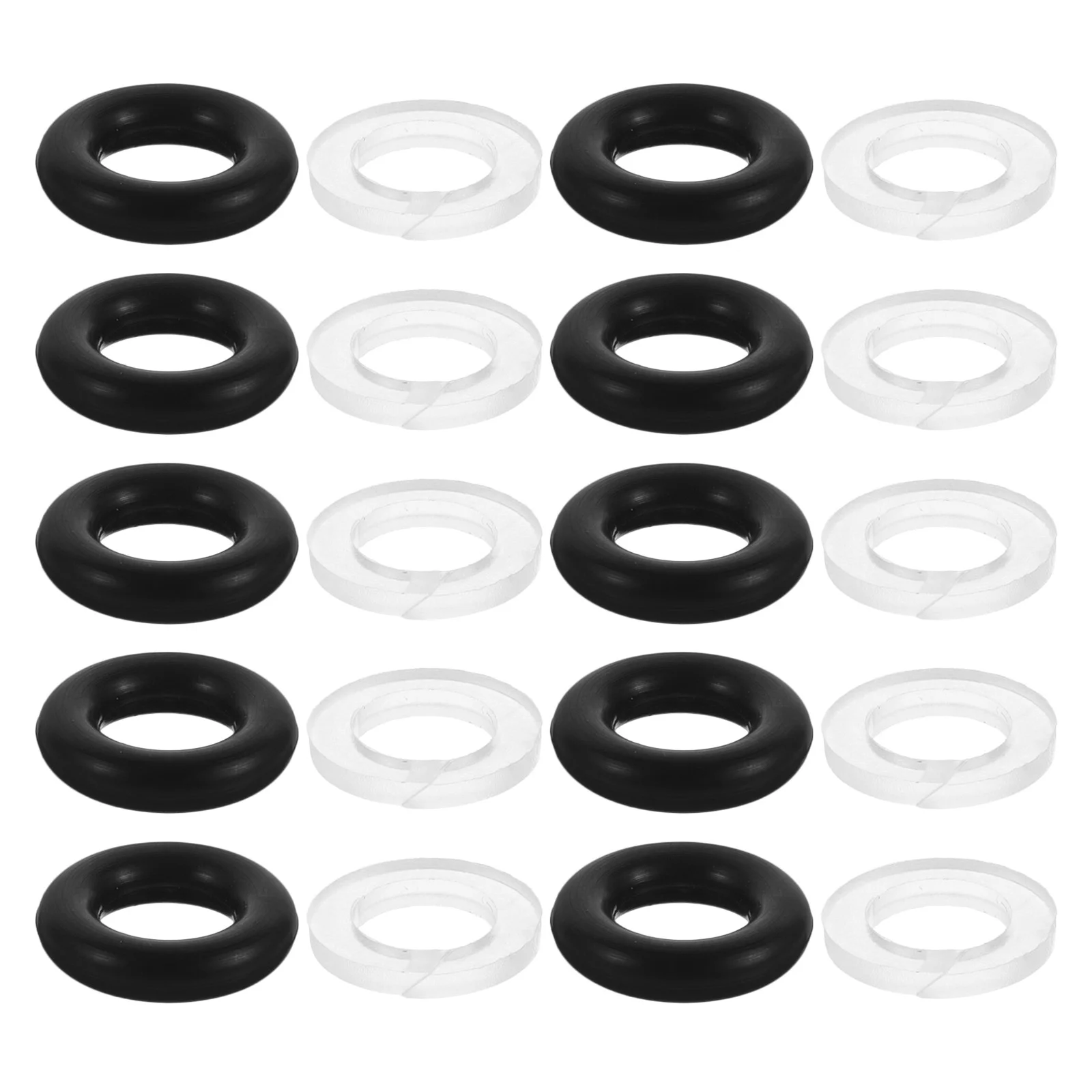 20 Pcs Jack Oil Seal Vehicle Seals Repair Tools Trailer Hydraulic Repairing Kit Plastic Replacement