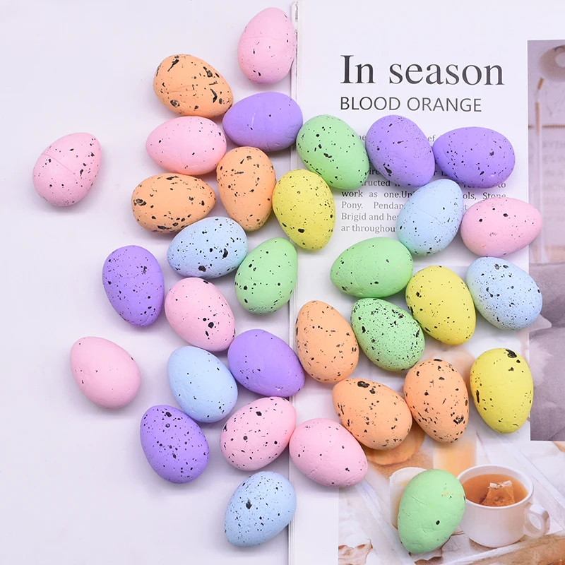 

10/20/50pcs Colorful DIY Easter Eggs Decorations Mini Easter Eggs DIY Crafts Projects Home Decorations Small Spotted For Holiday