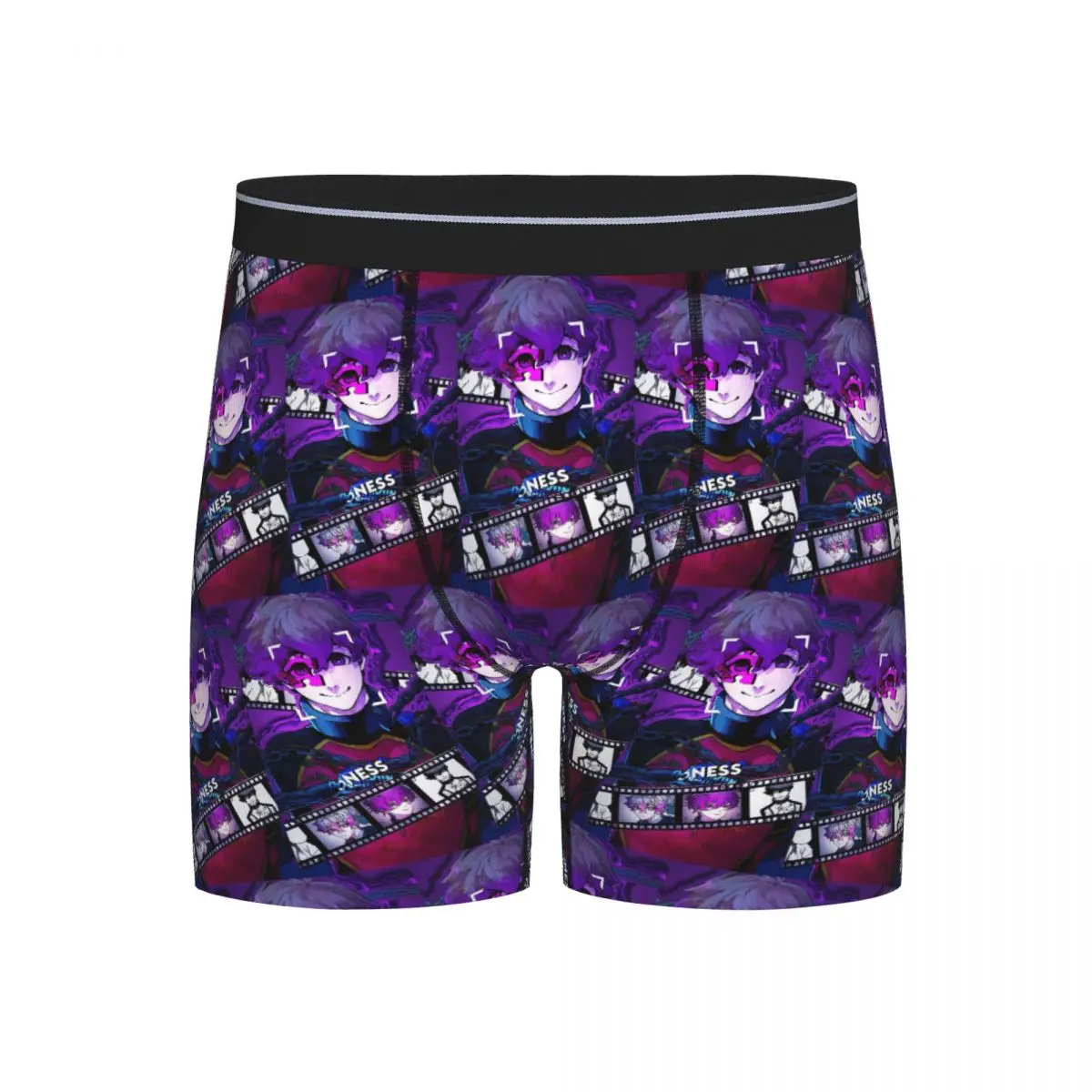 

Long Boxer Underpants Shorts Anime BLUE LOCK Panties Men Breathable Underwear for Homme Man Boyfriend Gifts