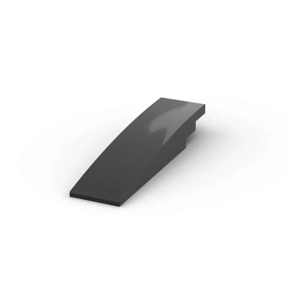 Moc 10 pçs tijolos parte 42918 curvo 8x2 inclinação blocos de construção kit casa castelo montar partícula brinquedo crianças aniversário presentes natal