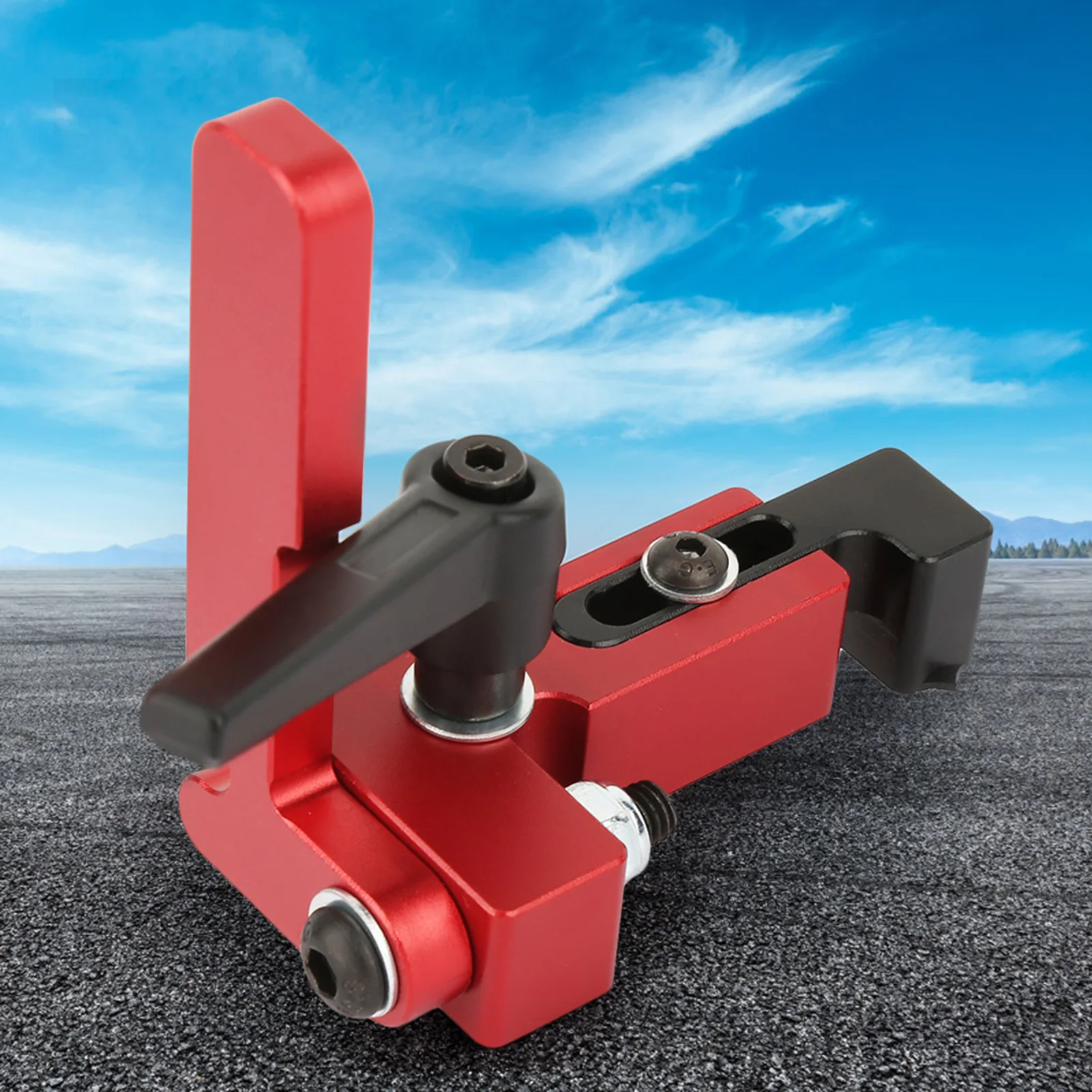 

Alloy Steel Type-75 Woodworking Tool Miter Track Stop Accurate Length Limit Device Woodworking Stop T-slot Stop Woodworking Tool