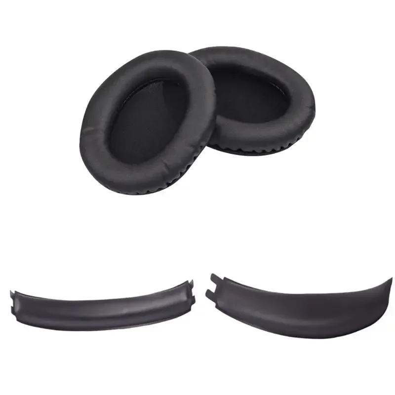 Almohadilla de repuesto para diadema para HyperX Cloud Flight Stinger, almohadillas de esponja para los oídos, piezas de reparación