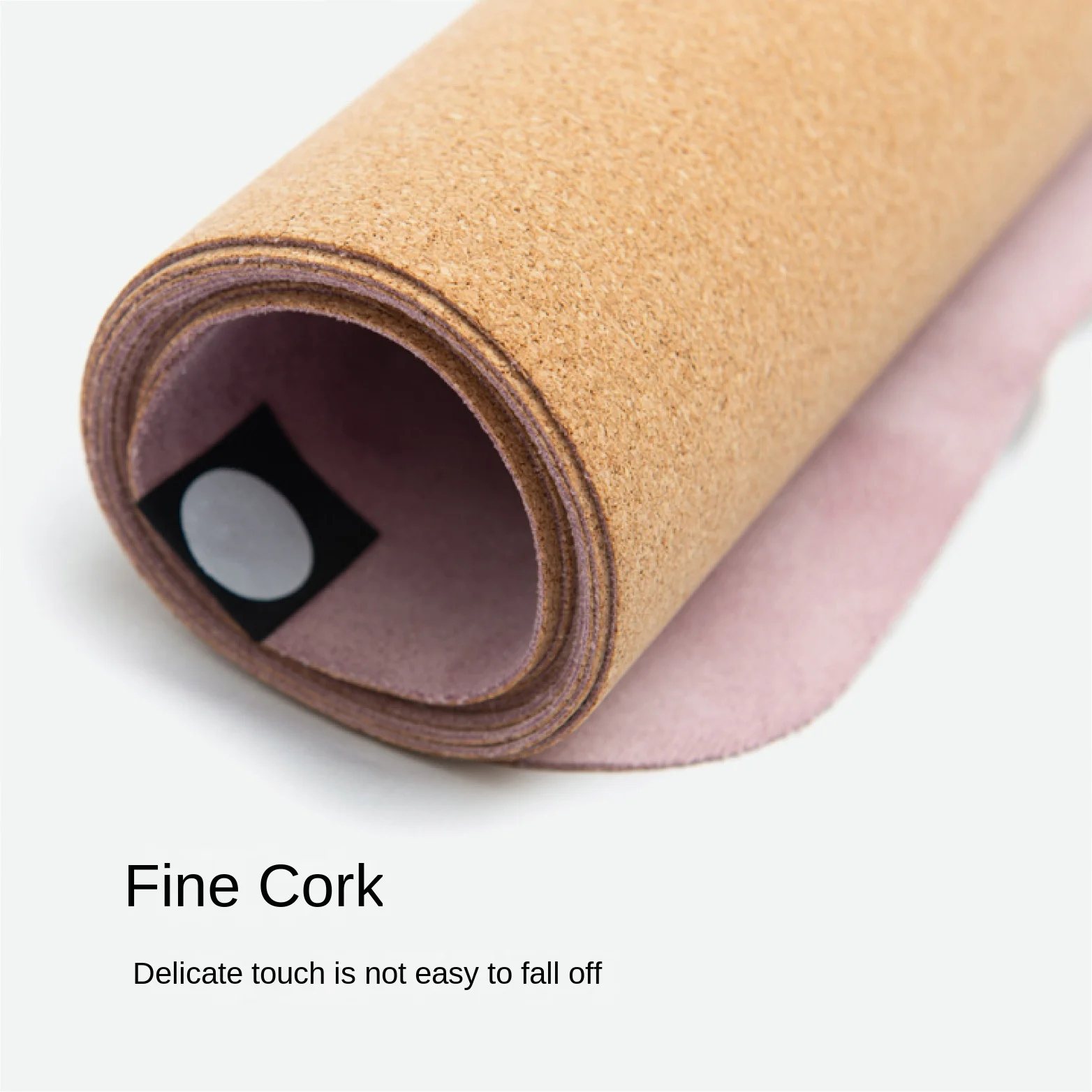 Factory Direct Customizable Suede Thickened Portable Storage Odorless Environmentally Friendly Rubber Cork Yoga Mat