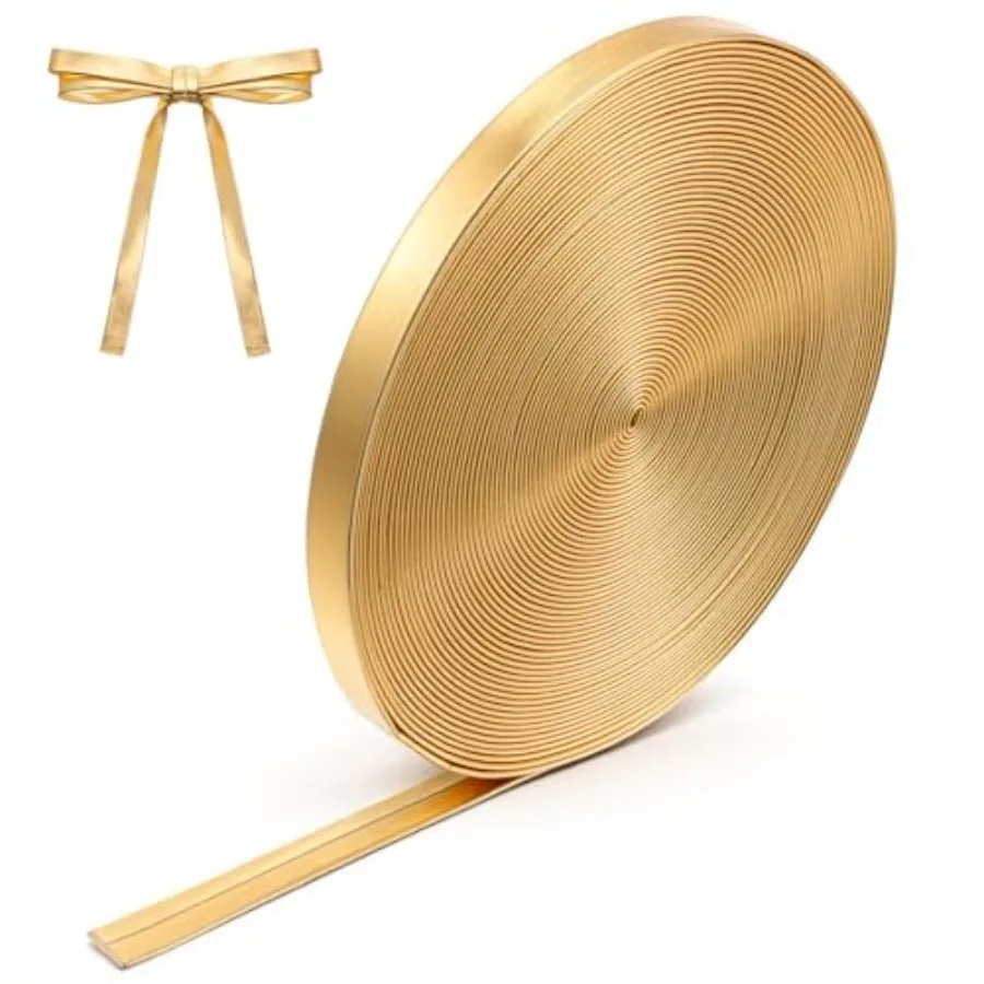 Gold Leather Strips for Crafts, 0.3