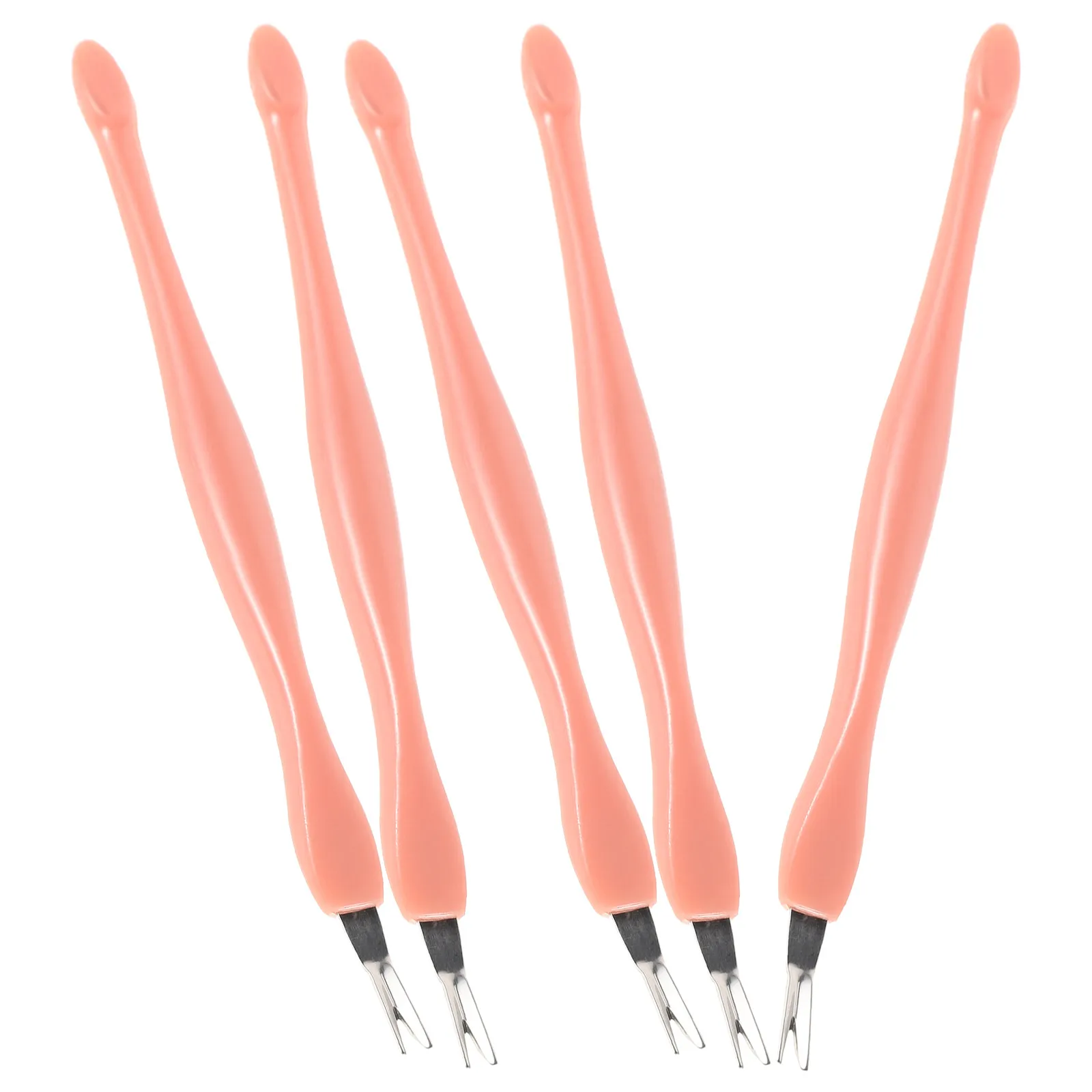 

Набор из 5 маникюрных инструментов: скребок для удаления омертвевшей кожи, инструмент для удаления кутикулы, для нейл-арта, для снятия гель-лака, для устранения неровностей