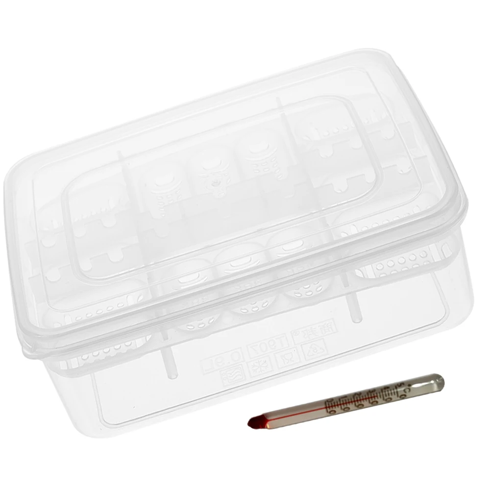 

Egg Incubator 16 Holes Reptile Hatchery Box Plastic Lightweight Reptile Breeding Supply Frogs Snakes Lizards Turtles Eggs