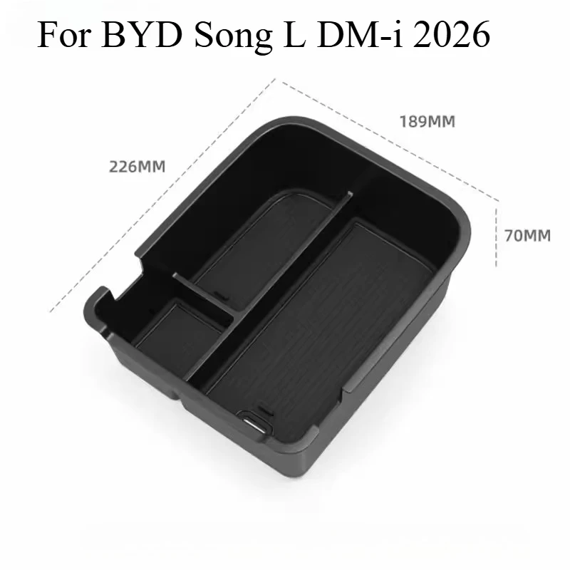 For BYD Song L DM-i 2026 Center Console Organizer & Under-Dashboard Storage Box Set – Custom Interior Storage Solutions