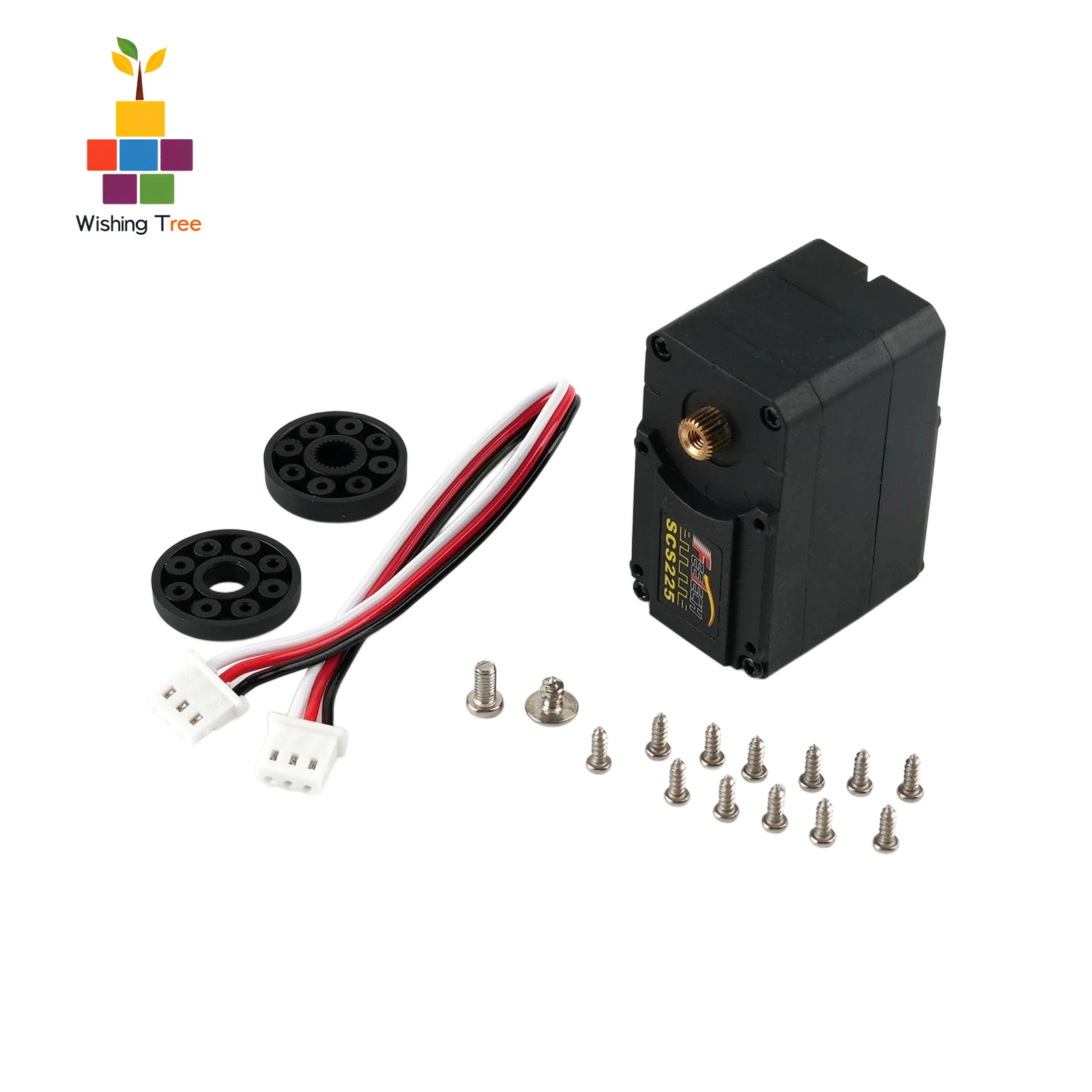 Feetech SCS225-C006 7.4V 19kg.cm Serial Bus Servo Metal Gear Core Motor 300° Adjustable for Robotics
