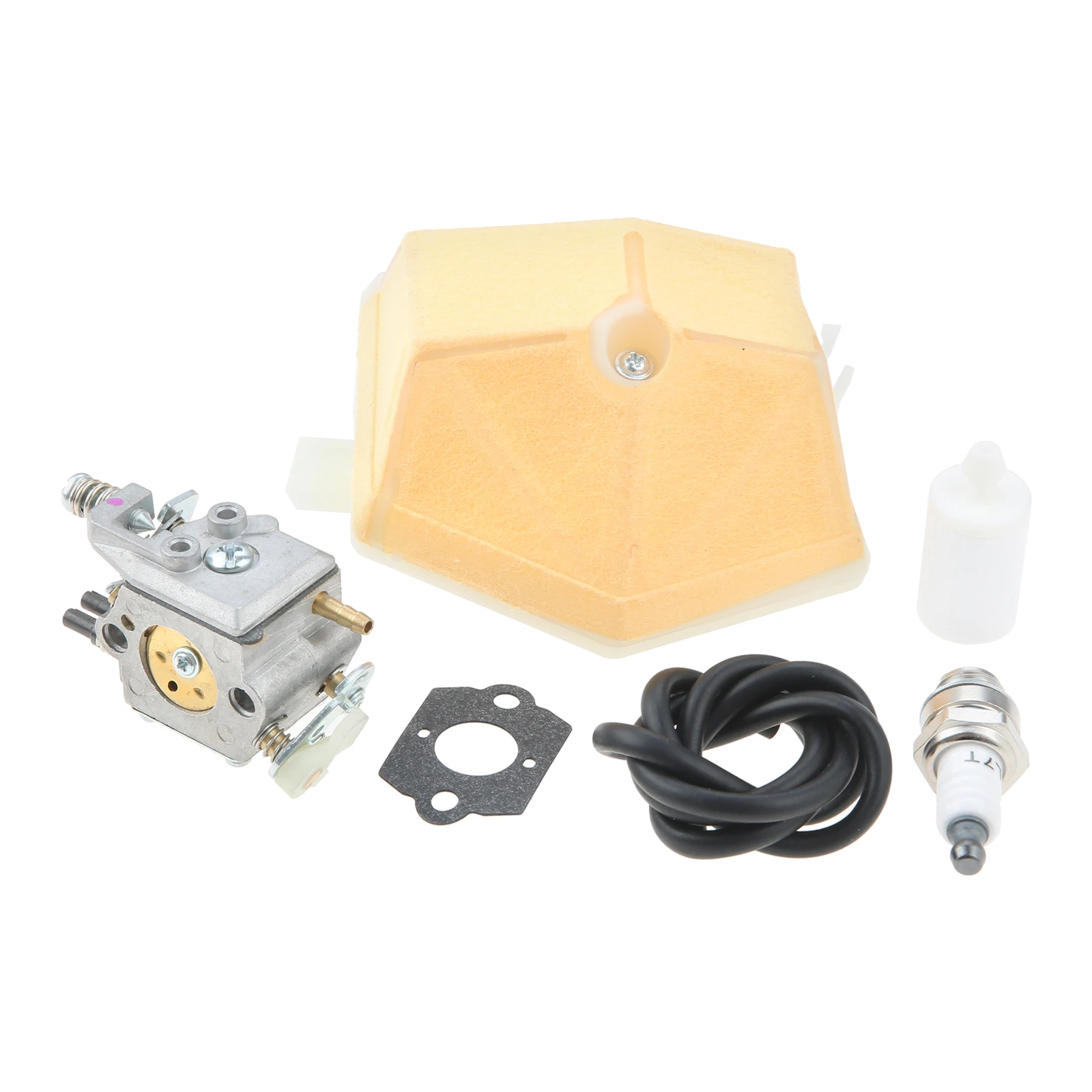 Carburetor Fit for Husqvarna 51 55 Rancher 503281504 Chainsaw 503608301 Air Filter 591375401 Fule Filter Spark Plug Gasket Kit