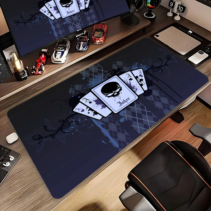 Poker Print Mouse Pad Cool Large Computer Office Game Table Mats XXL Rubber Anti-slip HD Gaming Keyboard Mousepads Long Desk Mat
