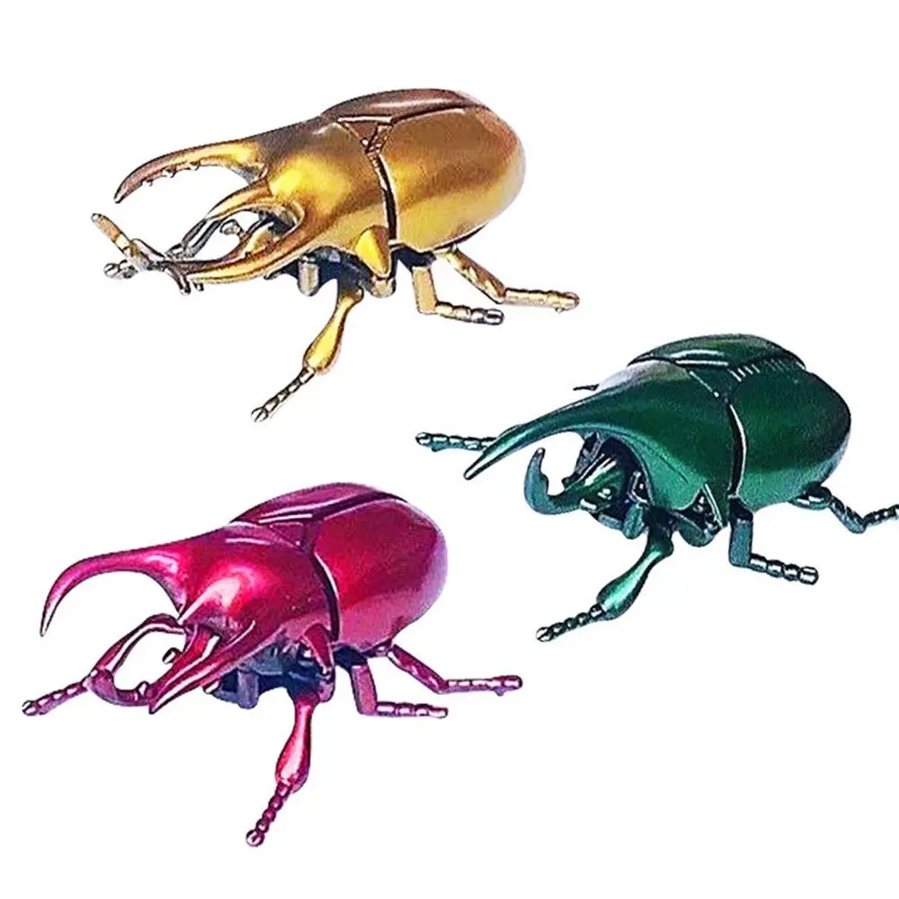 New Creative Wind-Up Beetle Children's Battle Prankster Animated Insect Model Gifts Scarab Beetle