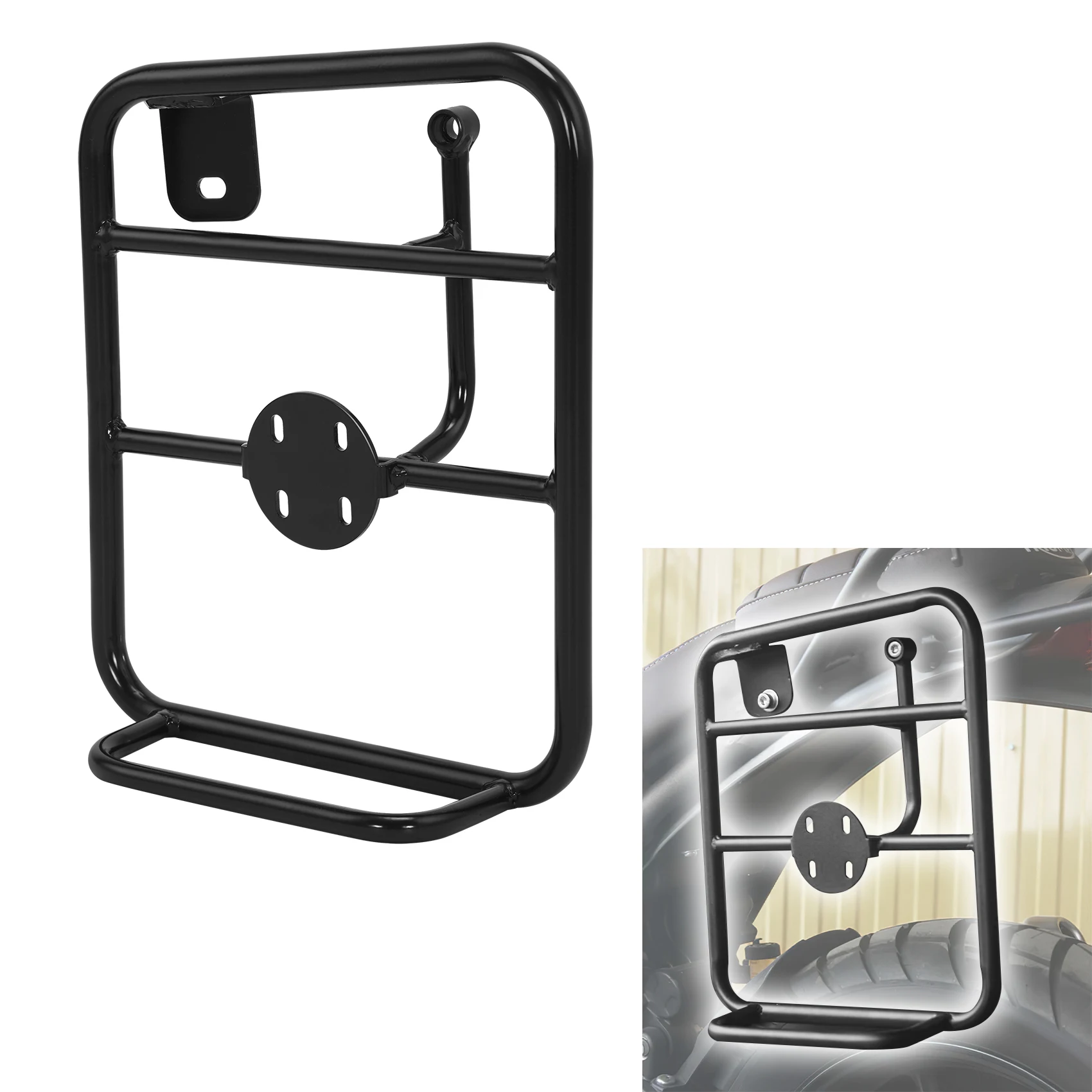 Motorcycle Luggage Rack Side Carrier Bracket Fit For Triumph Speed 400 Scrambler 400X 2024