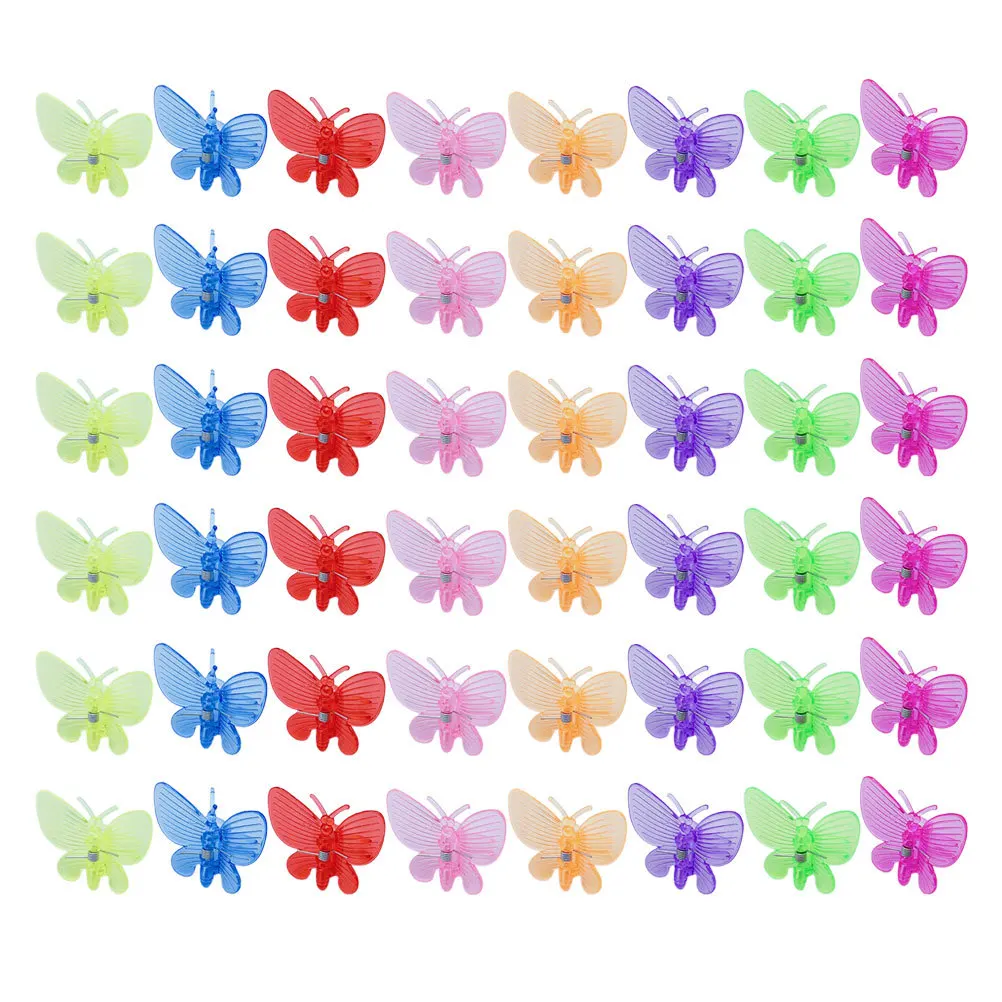 

80Pcs Orchid Clips 5Cm Transparent Weather Resistant Plant Fixing Clips for Flowers Tomatoes Grape Vines Garden Use