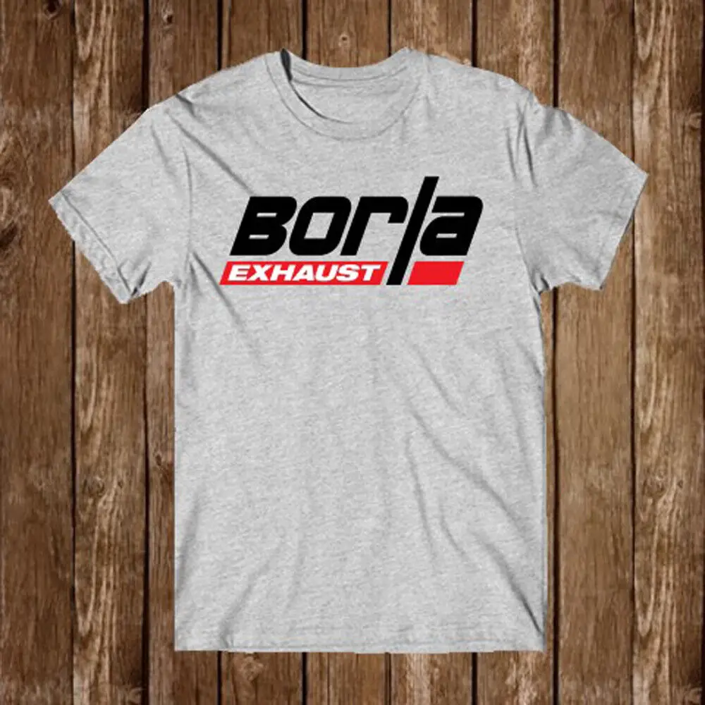 BORLA Exhaust Men's Grey T Shirt Size S 5XL