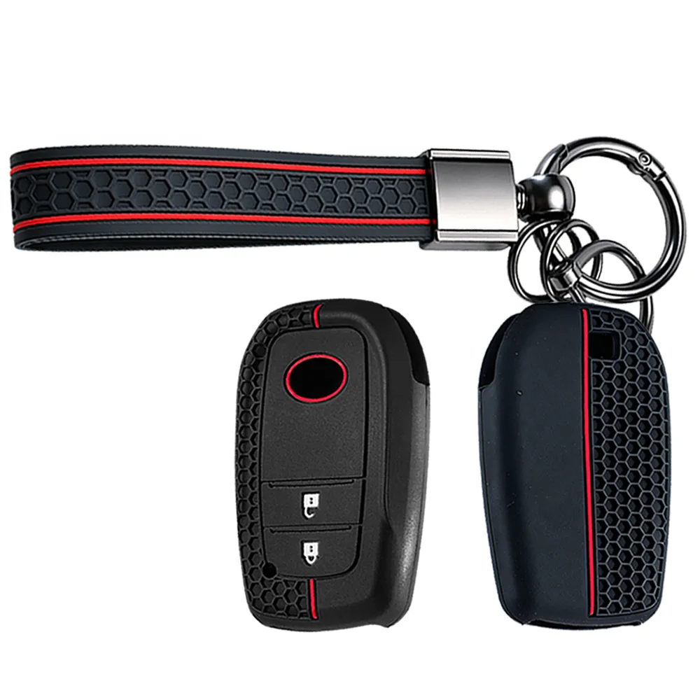 Car Key Cover For Toyota Hilux 2024 Yaris Corolla 2023 Rav4 2021 CHR Revo Auris Innova Highlander Venza Fortune Key Holder