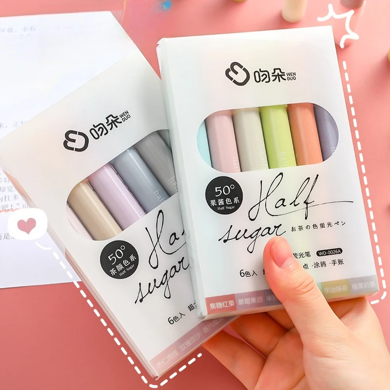 

Офисные школьные принадлежности, защитный маркер, студенческий подарок, маркер для учета, большая емкость, маркер с наклонной головкой, милый маркер в штучной упаковке