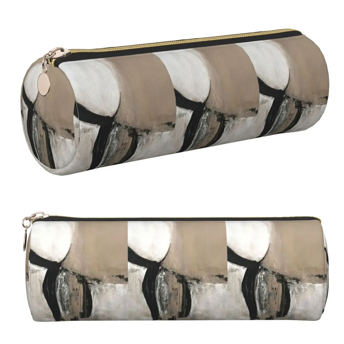 Neutral Abstract Pencil Cases Pencil Pouch Cylinder Pen Box Pencil Bag for Kids Gifts