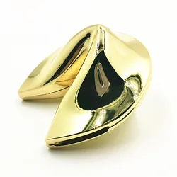 Ya.x Metal Fortune Cookie Box with Your Personalized Fortune Cookie Paper Message Included Inside, Perfect Wedding, Bridal Showe