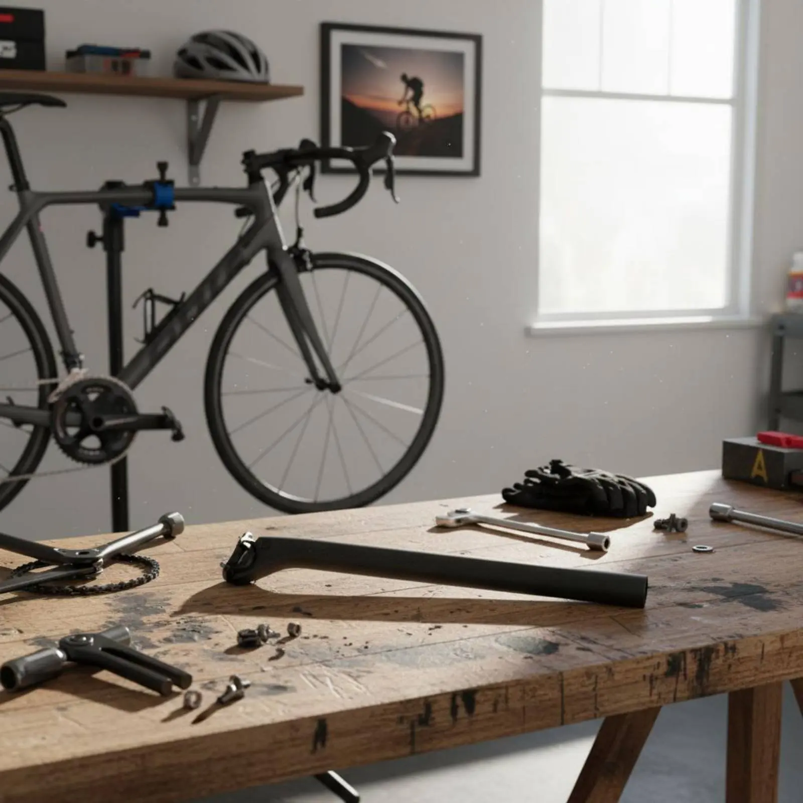 

Carbon Fiber Seatpost High Strength Carbon Fiber Seat Post Mountain Bike Seatpost Long-Lasting