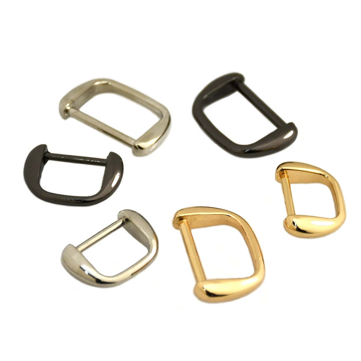 1pcs Metal New Style Dee D Ring Buckle Durable Clasp for DIY Leather Craft Bag Strap Belt Handle Shoulder Webbing