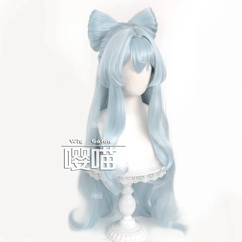 2025 aaa لعبة جينشين إمباكت يوميميميزوكي ميزوكي طويل أزرق مقاوم للحرارة شعر مستعار اصطناعي أنيمي شعر مستعار تأثيري s هالوين P