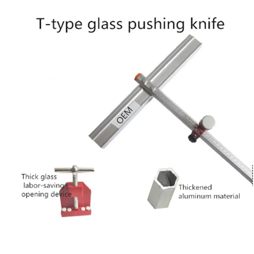 60cm Slate Tile Glass Cutting Cutter Tools Floor and Porcelain Cutter Glass Push Knife T-Ype for Construction Tools