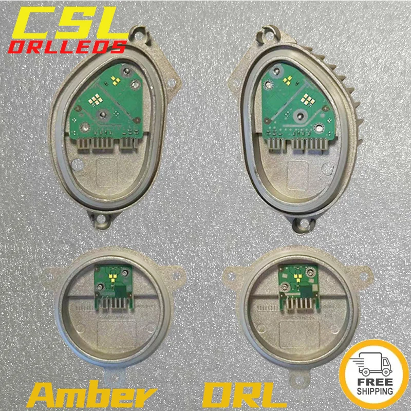 For F95 G05 G06 BMW X5 X5M X6 CSL Yellow DRL module  DRL LED Red Amber daytime running lights LED board 2019-2022
