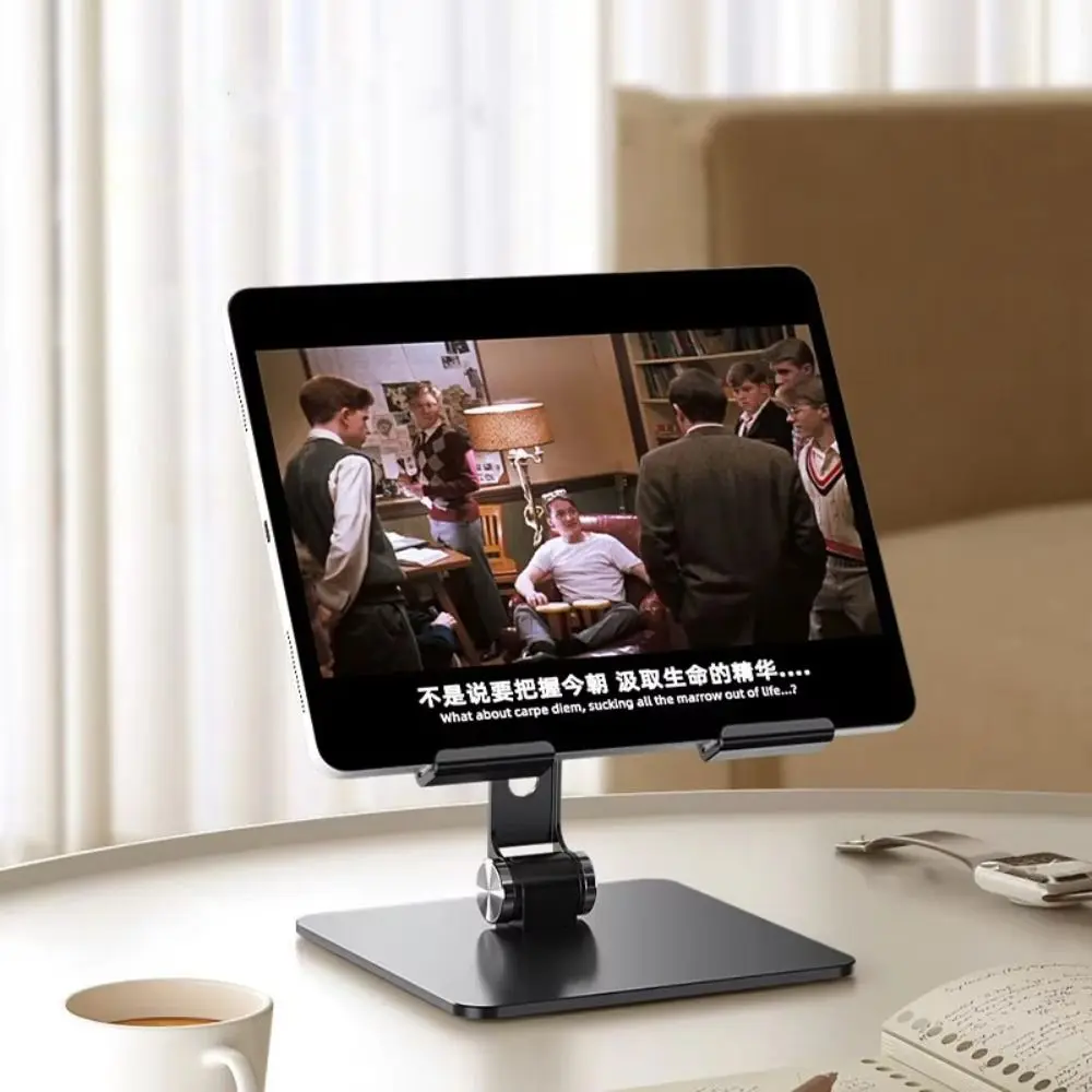 Practical Anti Slip Tablet Stand Holder 180° Rotating Foldable Tablet Bracket Multifunctional Universal Phone Holder