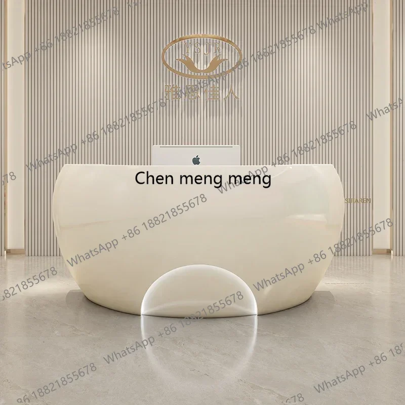 

beauty salon barber clothing store bar dance training company front desk paint reception desk home office desk podium stands FRP