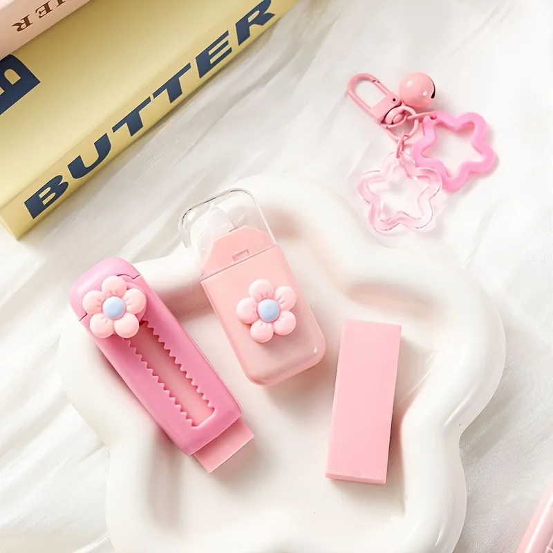 7 in 1 multi-functional stationery set, including neutral pen, eraser, ballpoint pen, office & study, back to school, Christmas