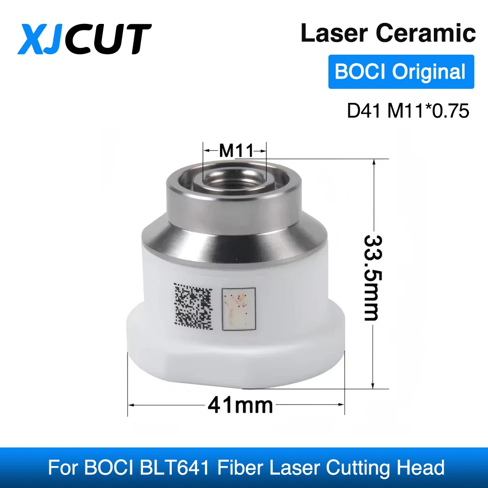 BOCI Original Laser Ceramic M11*0.75 D41 Laser Cutting Nozzle Ceramic Holder Ring for High Power BOCI Laser Cutting Head