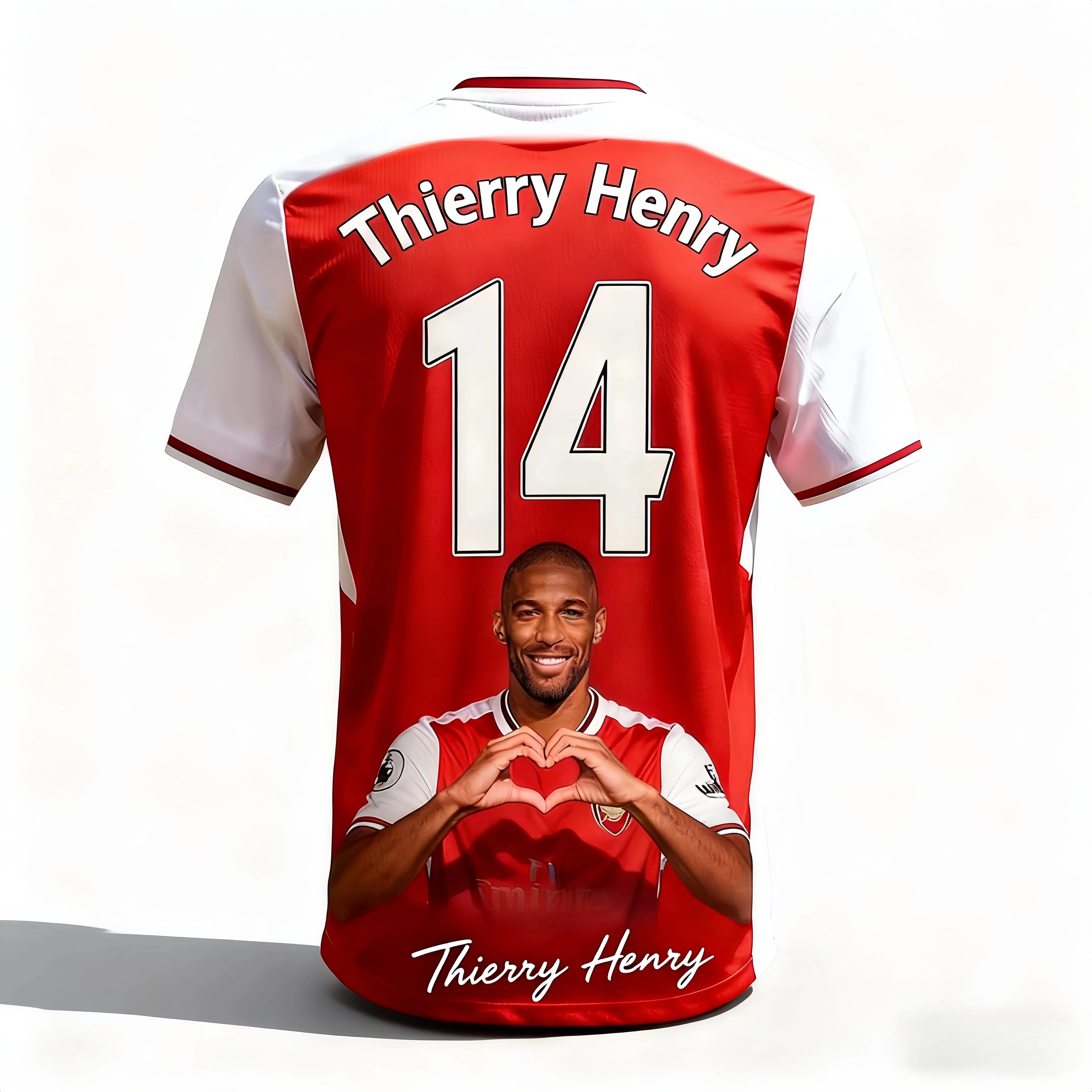 Nuevo Diseño: ¡Imprescindible para los aficionados del Arsenal! Camiseta Henry Divine Striker, informal, holgada, de manga corta, para combinar en familia